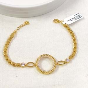 ÇEYREK ALTIN KONULABİLEN ARPA ZİNCİRLİ BURGU GÜMÜŞ BİLEKLİK