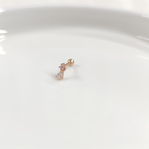 SALLANTILI MİNİ DAMLA GÜMÜŞ TRAGUS PIERCING