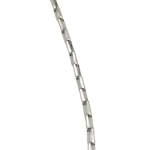 ÇELİK DESENLİ ATAÇ MODEL ZİNCİR BEYAZ KOLYE