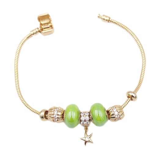 XUPING YEŞİL DETAY TOP BİLEKLİK ROSE