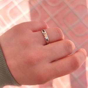 3 MM KLASİK KESİKLİ DÜZ GÜMÜŞ ALYANS