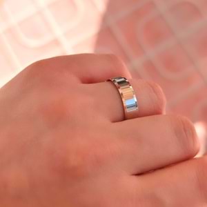 5 MM KLASİK KESİKLİ DÜZ GÜMÜŞ ALYANS