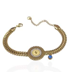 ÇELİK ÇİFT ZİNCİR HAZIR ÇEYREK BİLEKLİK