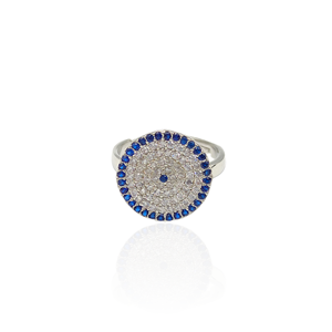 SOSYETE GÖZÜ BÜYÜK NAZAR GÜMÜŞ YÜZÜK