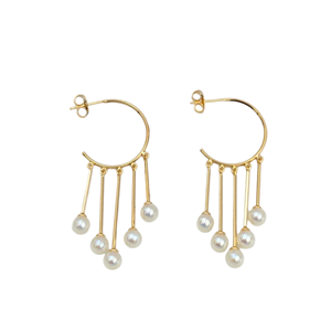 XUPING SALLANTILI İNCİ HALKA KÜPE 20 MM