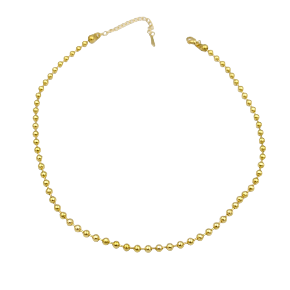 ÇELİK TOP TOP ZİNCİR KOLYE