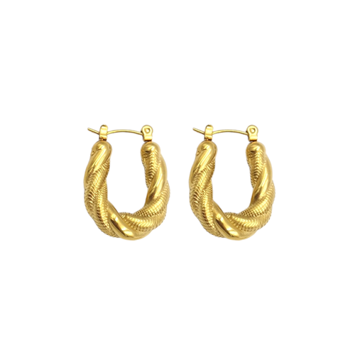 ÇELİK BURGU OVAL HALKA KÜPE