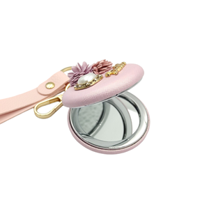 KAPAKLI AYNA İNCİ KALP ANAHTARLIK