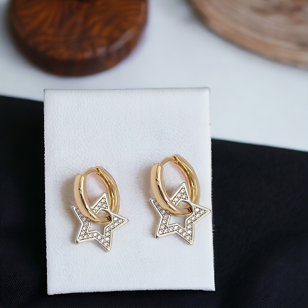 XUPING YILDIZ HALKA KÜPE - ROSE BAKIR