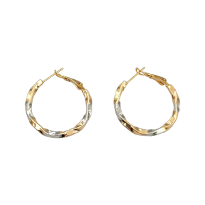 XUPING İKİ RENK 25 MM BURGU HALKA KÜPE