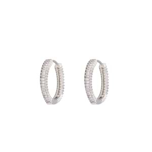 15 MM BAGET HALKA GÜMÜŞ KÜPE