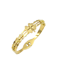 ÇELİK DORİCA YONCA KELEPÇE BİLEZİK 63 MM