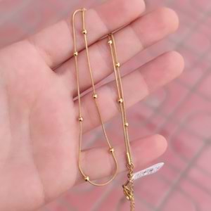 ÇELİK TOP ZİNCİRLİ KOLYE 45 CM