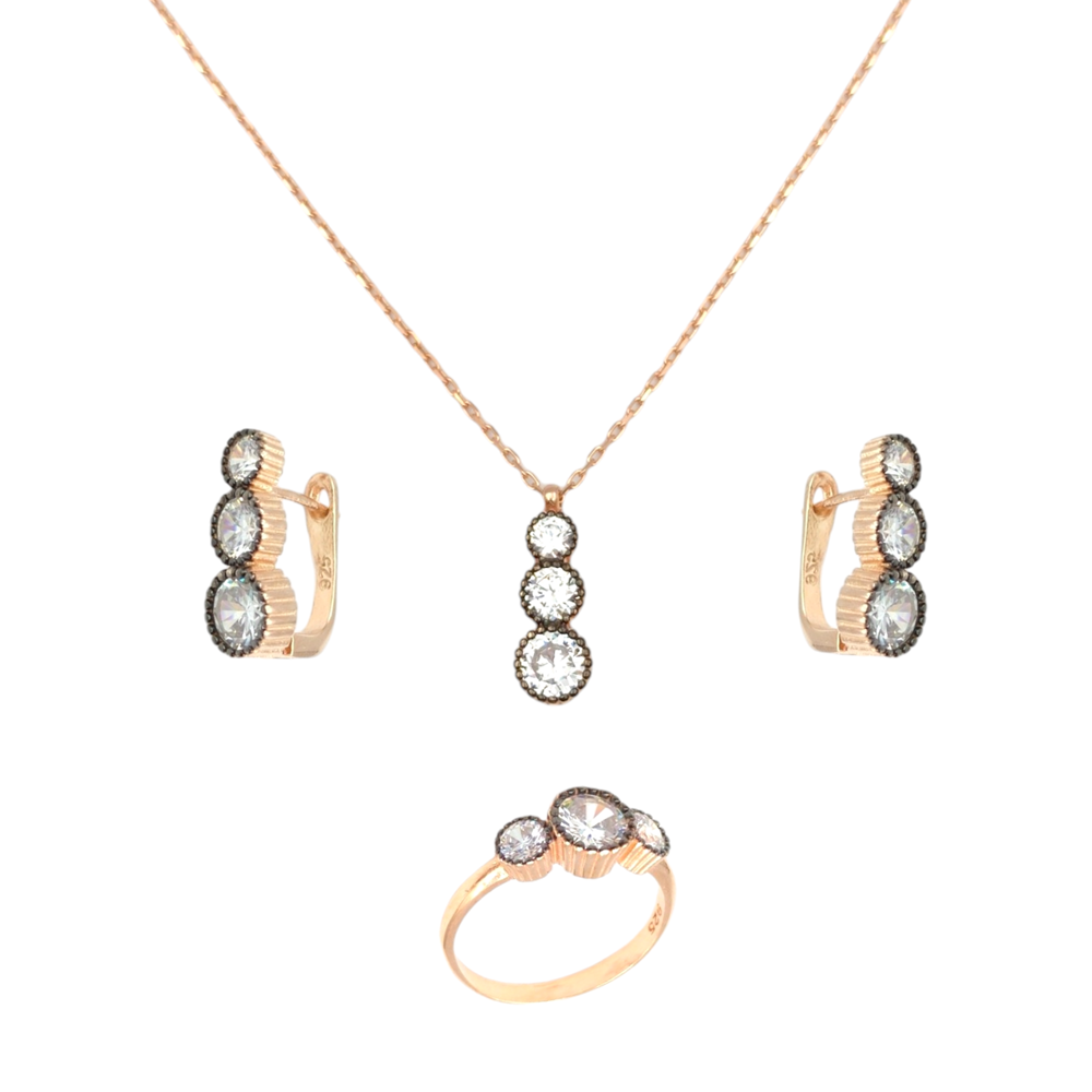 ELMAS MONTÜR SU YOLU GÜMÜŞ ÜÇLÜ SET - 18