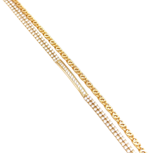 XUPING TAŞLI SU YOLU PLAKA KOMBİN BİLEKLİK