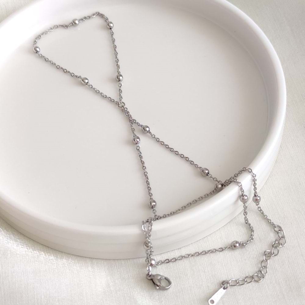 ÇELİK TOP TOP MODEL ŞAHMERAN - BEYAZ