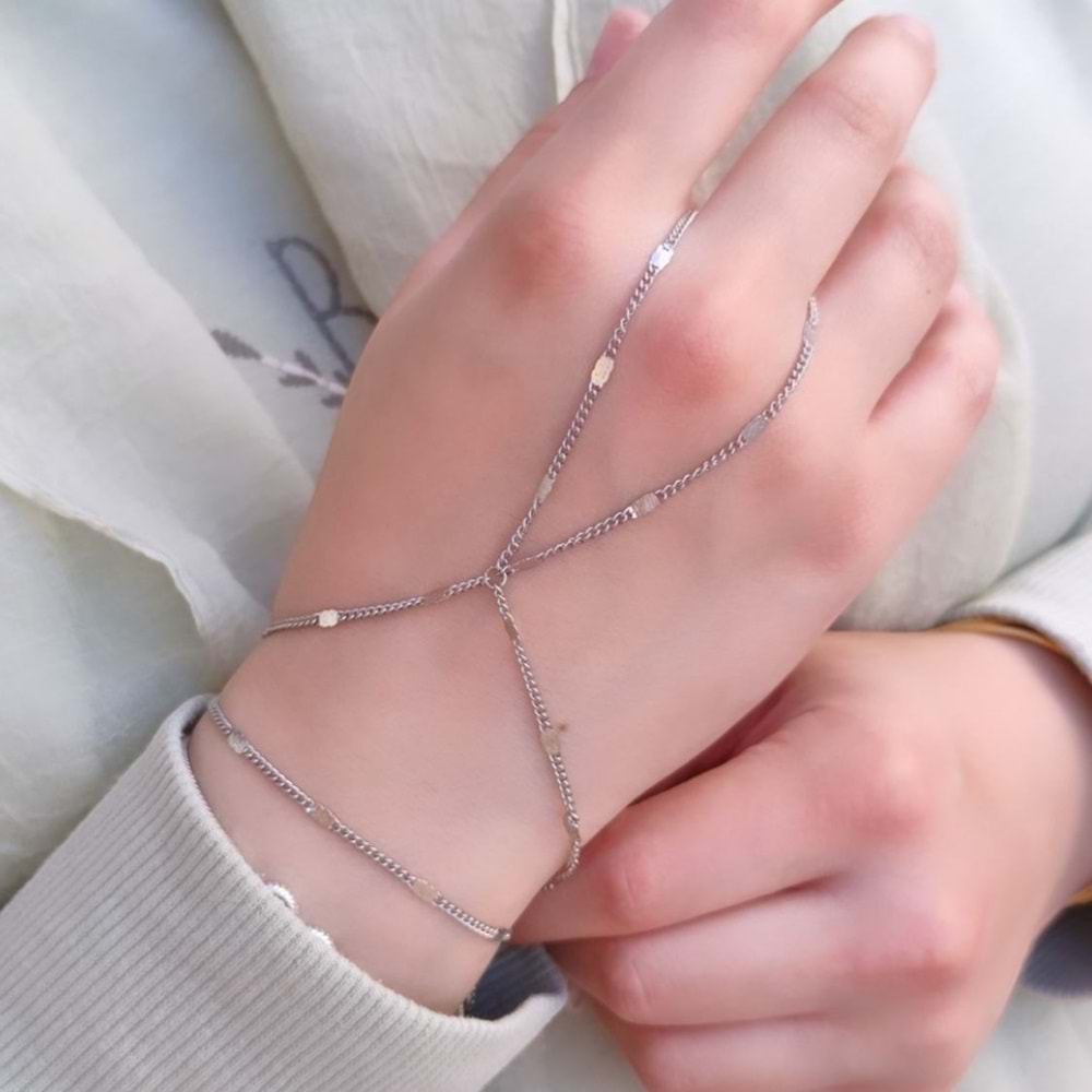 ÇELİK ZİNCİR MODEL ŞAHMERAN - BEYAZ