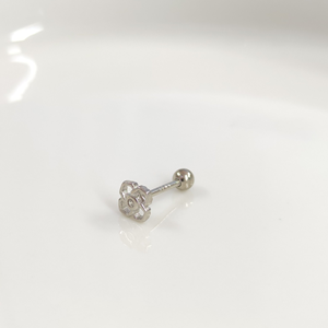 ÇİÇEK GÜMÜŞ TRAGUS PIERCING