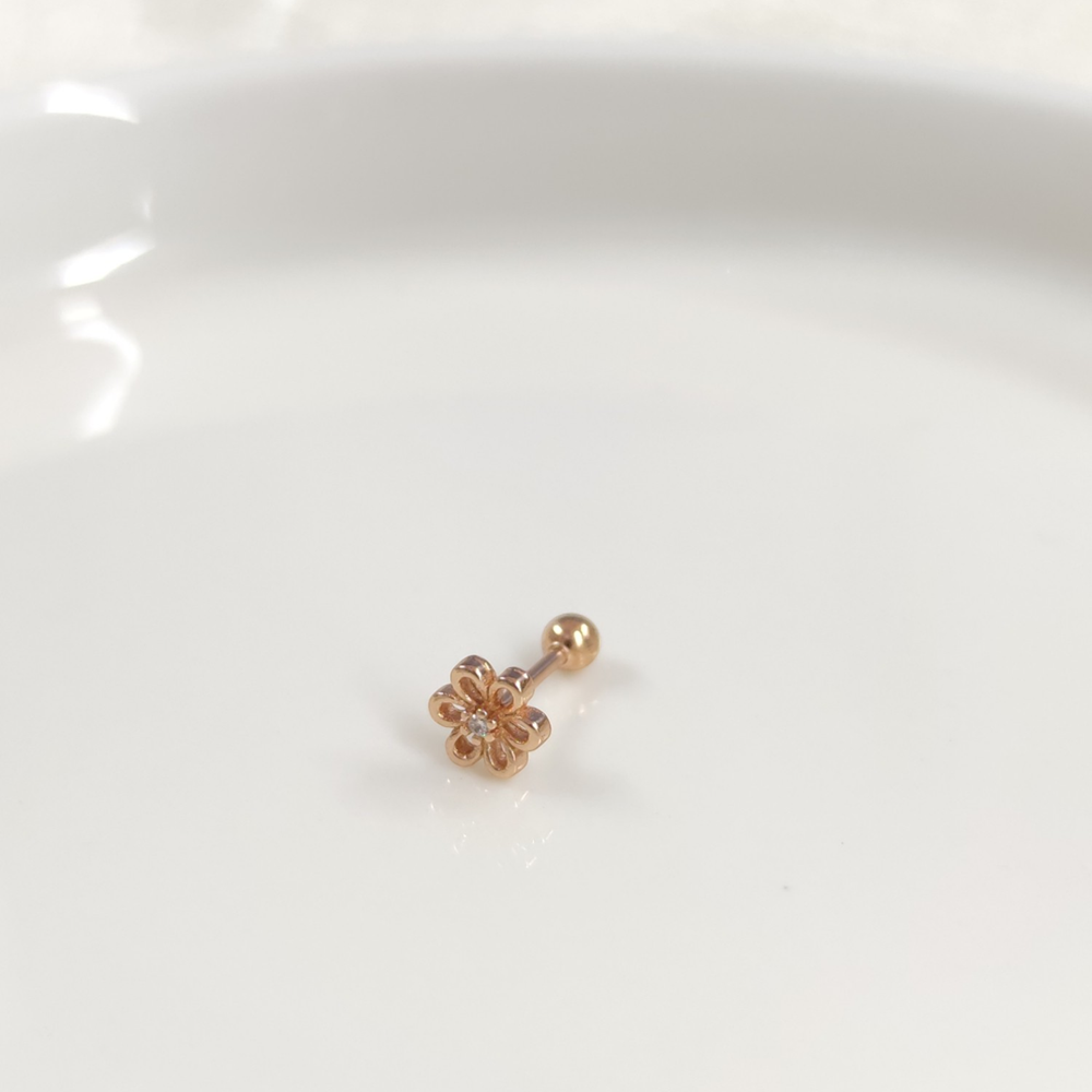 PAPATYA GÜMÜŞ TRAGUS PIERCING