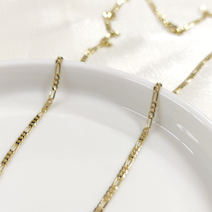 XUPING 2 MM ENİNDE FIGARO ZİNCİR KOLYE GOLD 60 CM