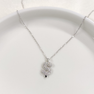 Ş TAŞLI GÜMÜŞ HARF KOLYE