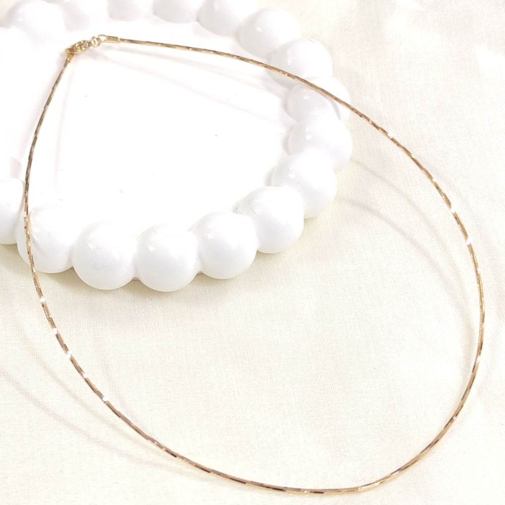 XUPING 43 CM İNCE PARLAK TASMA ZİNCİR ROSE