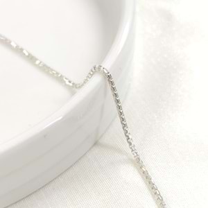 1,5 MM ITALY KÜP ZİNCİR GÜMÜŞ KOLYE