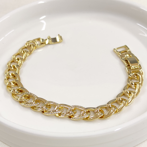 XUPING HALKALI 1,1 CM KALIN GOLD 17+2 CM