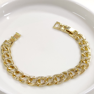 XUPING HALKALI 1,1 CM KALIN GOLD 17+2 CM