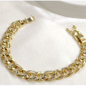 XUPING HALKALI 1,1 CM KALIN GOLD 17+2 CM