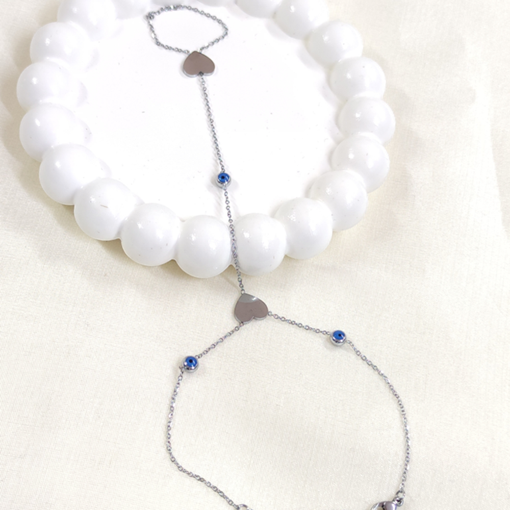 ÇELİK KALP NAZAR BONCUKLU ŞAHMERAN