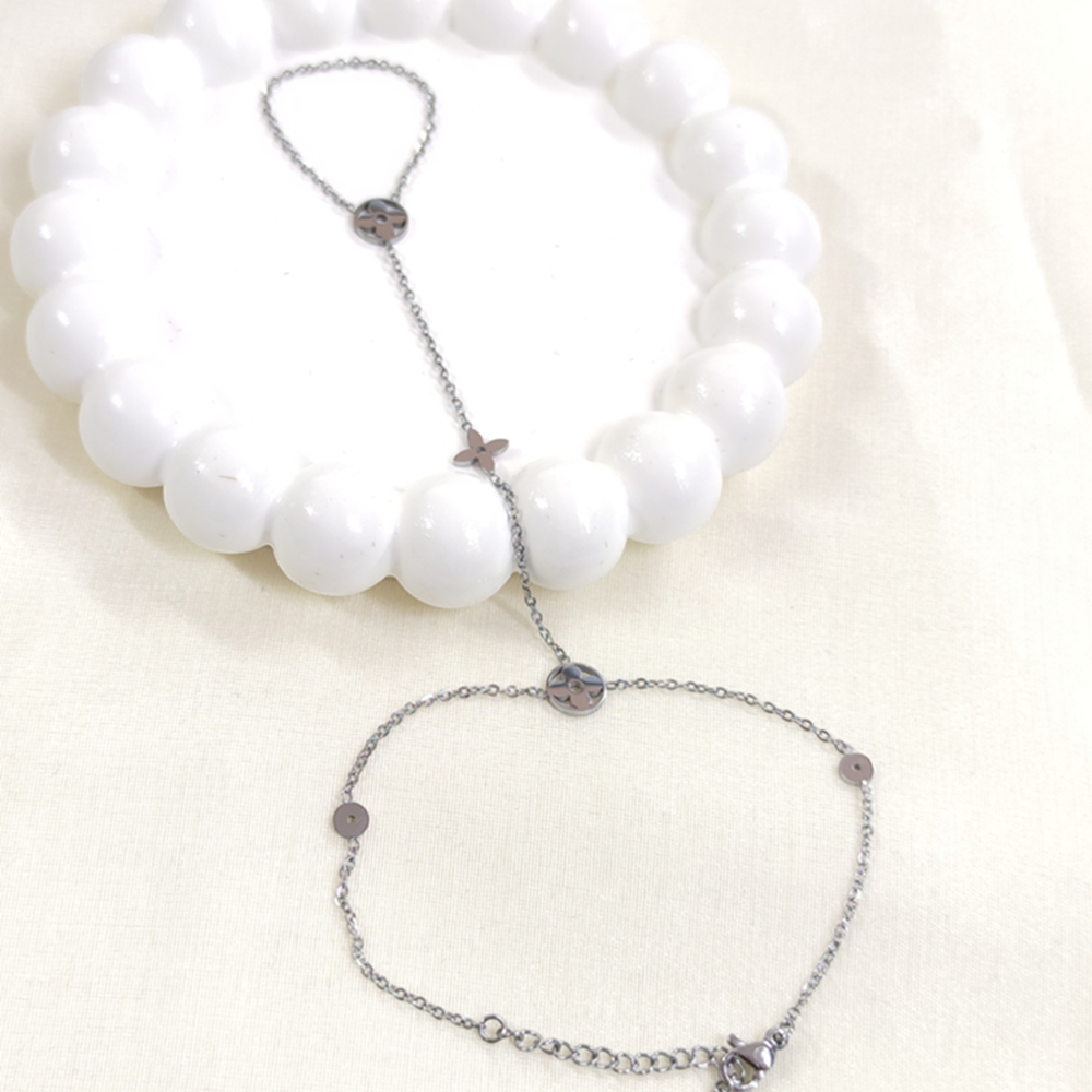 ÇELİK YONCA ÇİÇEK DETAY ŞAHMERAN - BEYAZ