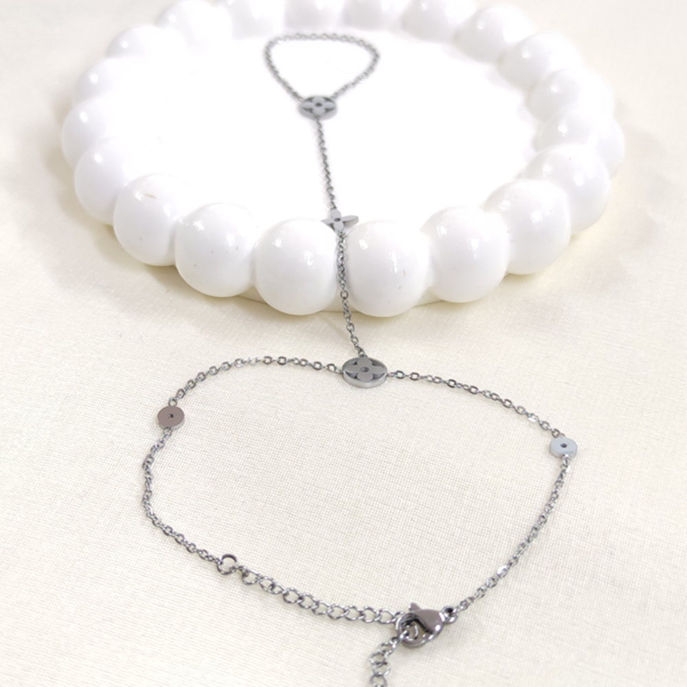 ÇELİK YONCA ÇİÇEK DETAY ŞAHMERAN - BEYAZ