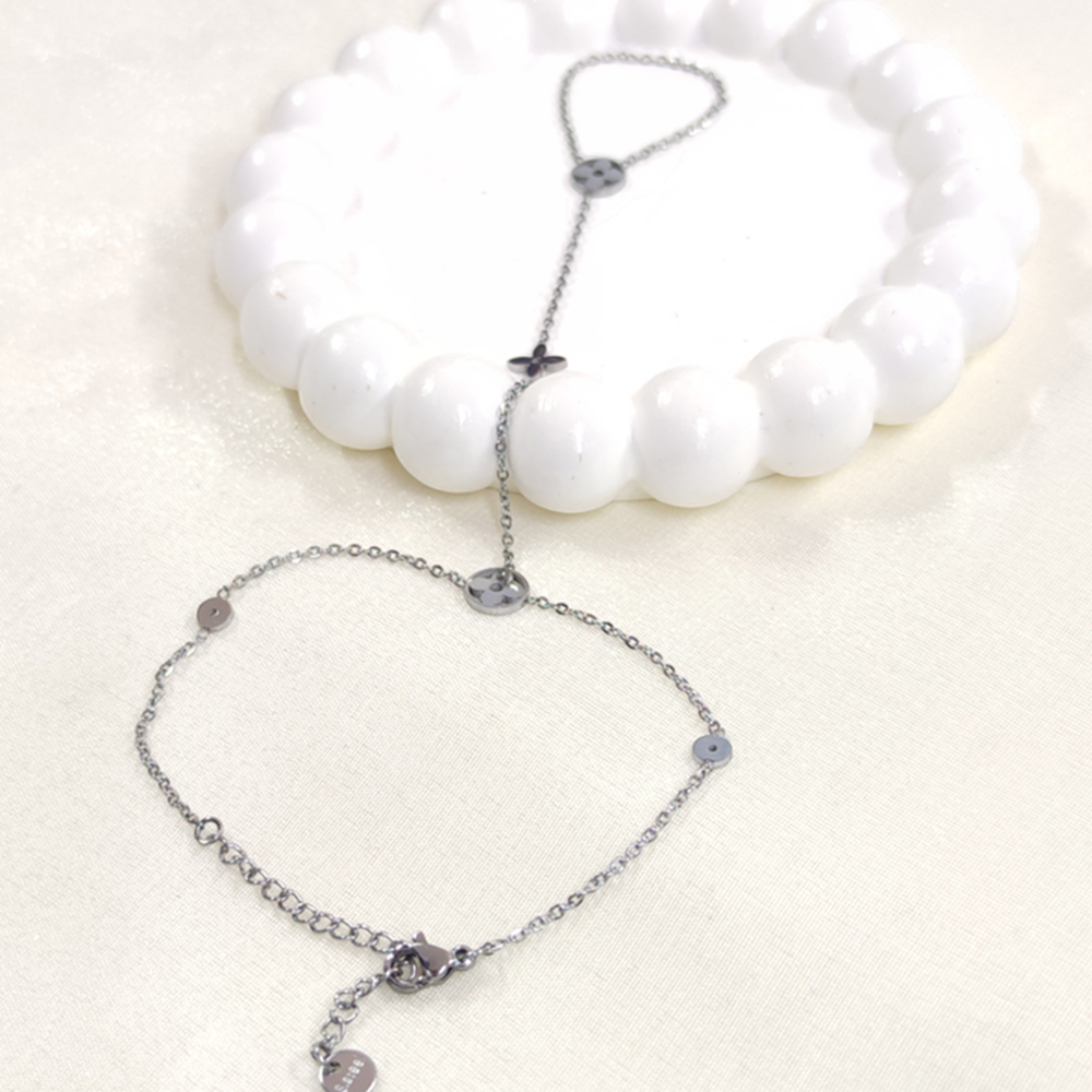 ÇELİK YONCA ÇİÇEK DETAY ŞAHMERAN - BEYAZ