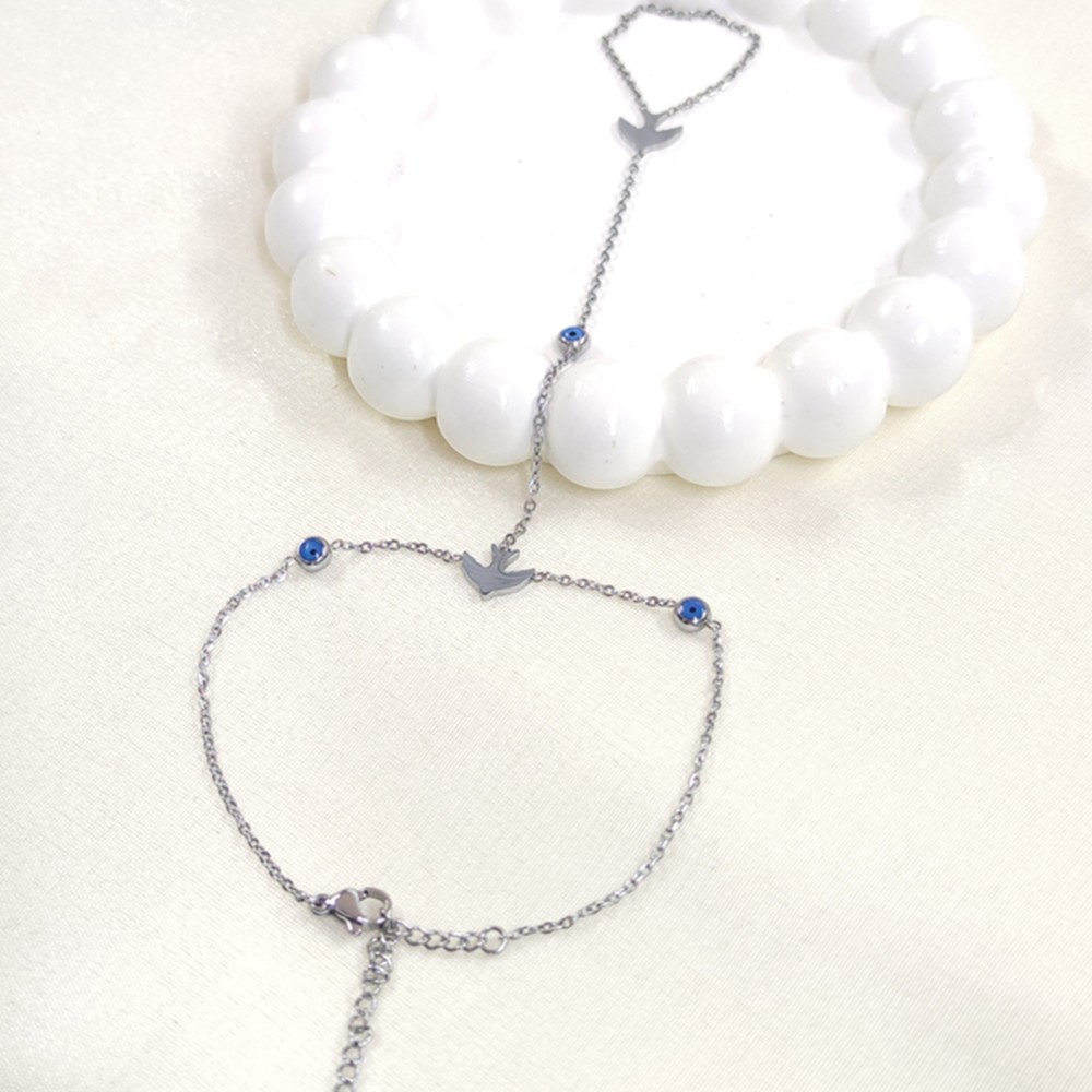 ÇELİK MARTI NAZAR BONCUKLU ŞAHMERAN - BEYAZ