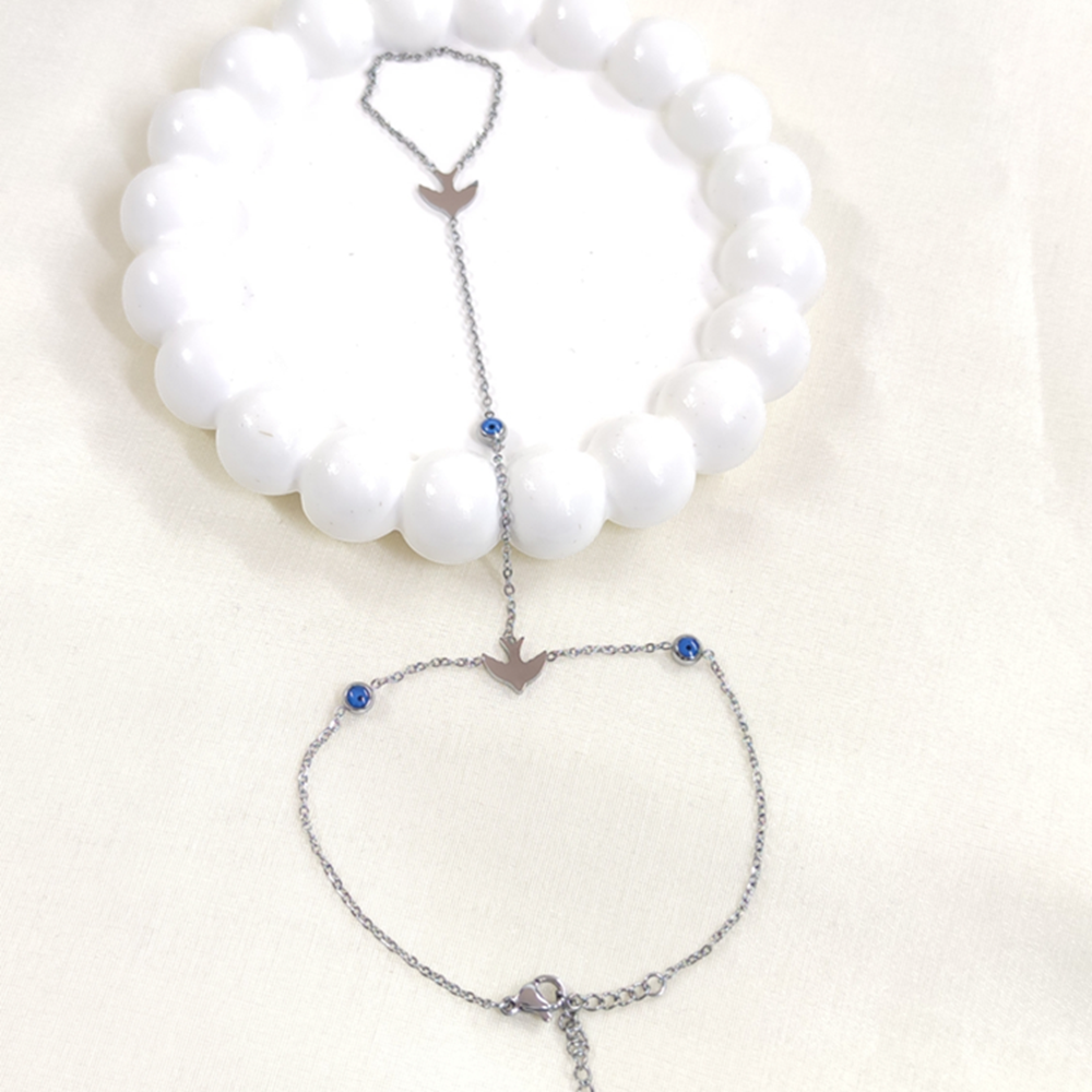 ÇELİK MARTI NAZAR BONCUKLU ŞAHMERAN - BEYAZ