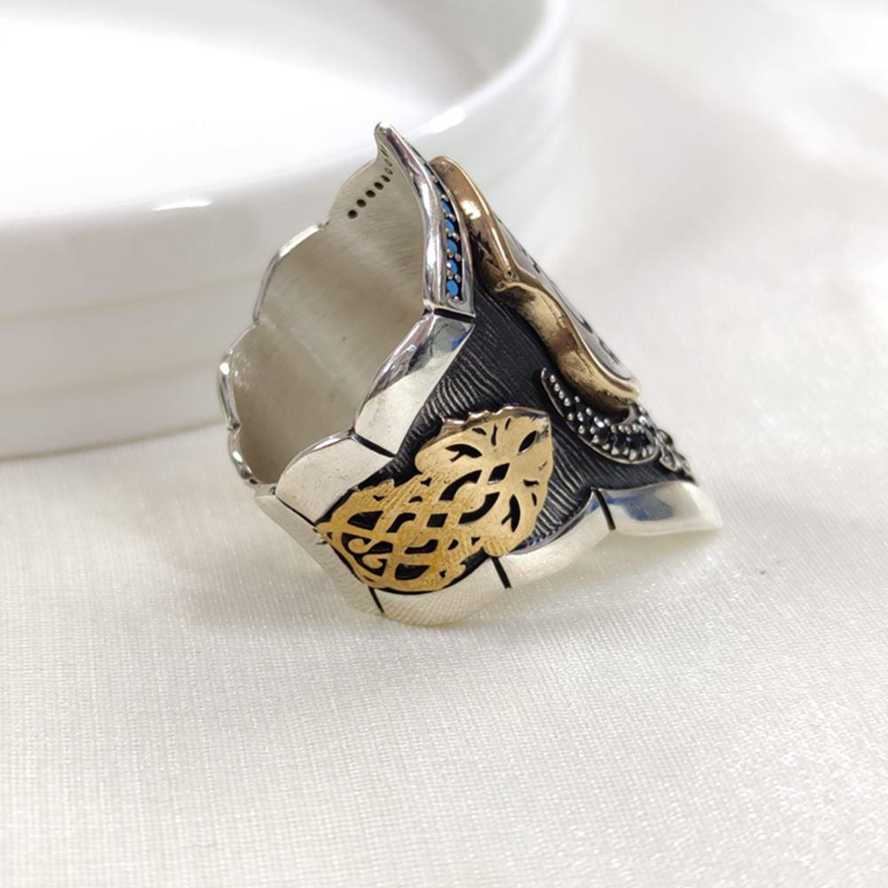 TÜRK ZİHKİR GÜMÜŞ ERKEK YÜZÜK