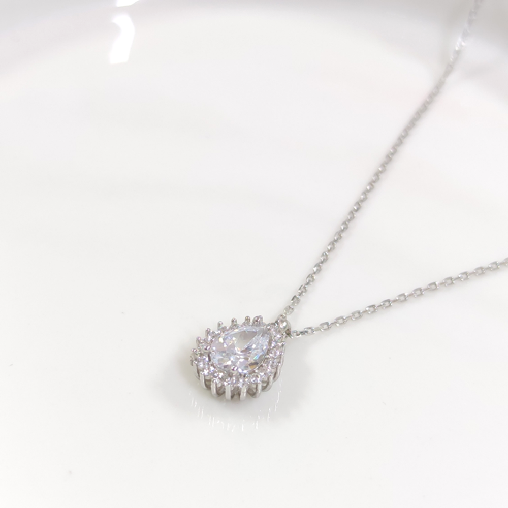 1 CM DAMLA GÜMÜŞ KOLYE 40+5 CM