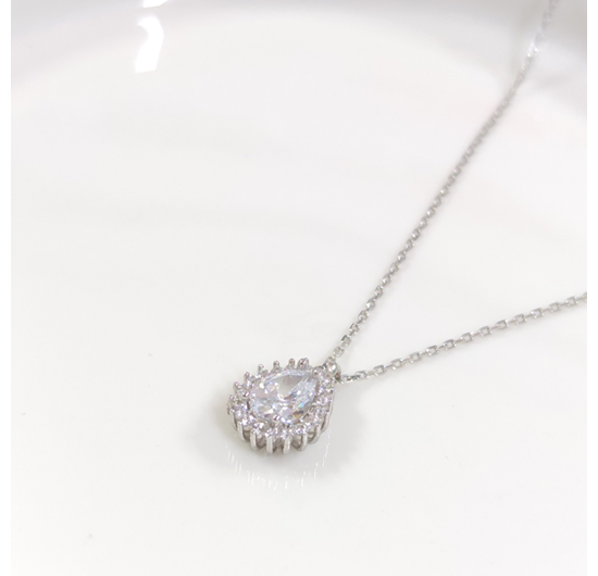 1 CM DAMLA GÜMÜŞ KOLYE 40+5 CM