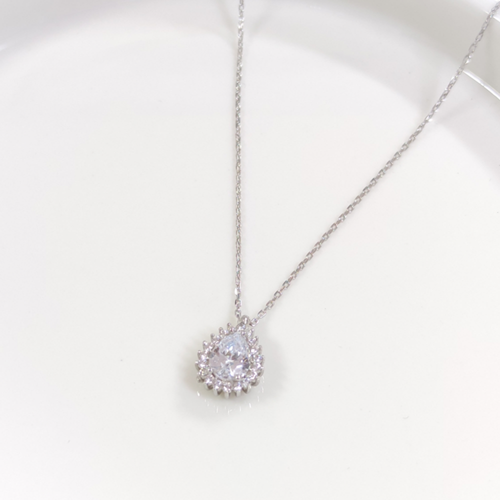 1 CM DAMLA GÜMÜŞ KOLYE 40+5 CM