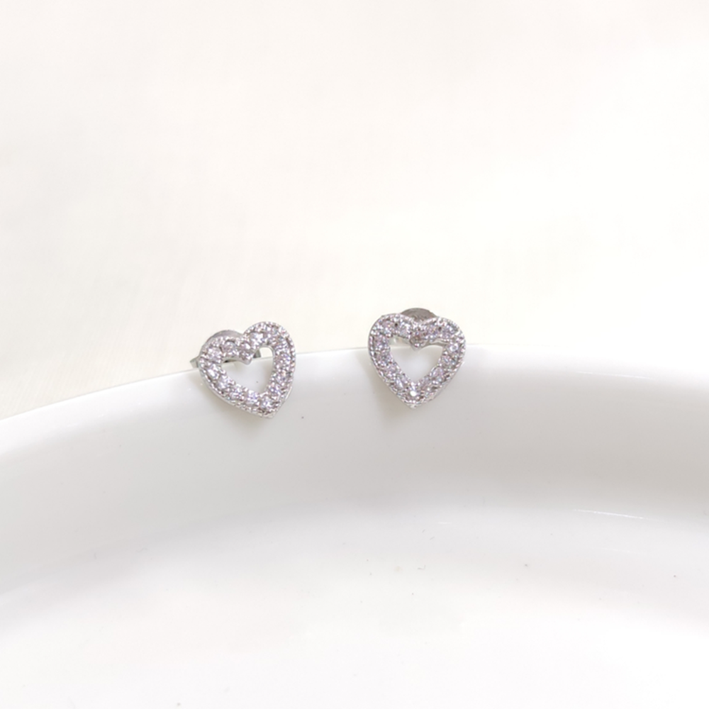 7 MM KALP GÜMÜŞ ÇİVİ KÜPE