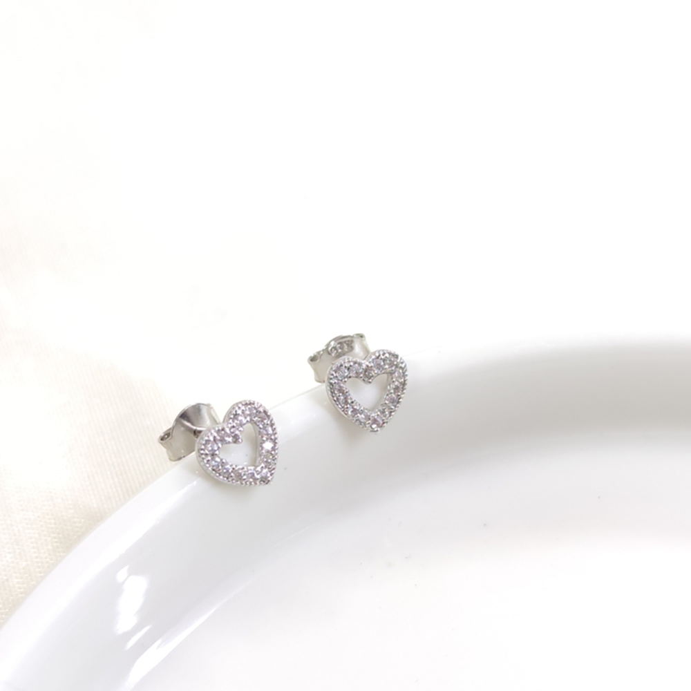 7 MM KALP GÜMÜŞ ÇİVİ KÜPE