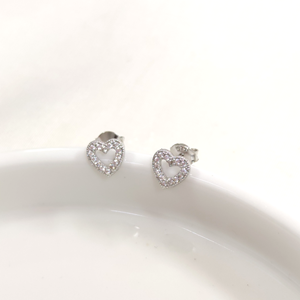 7 MM KALP GÜMÜŞ ÇİVİ KÜPE