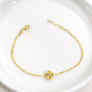 LAZER DESEN YONCA GÜMÜŞ BİLEKLİK 17+3 CM