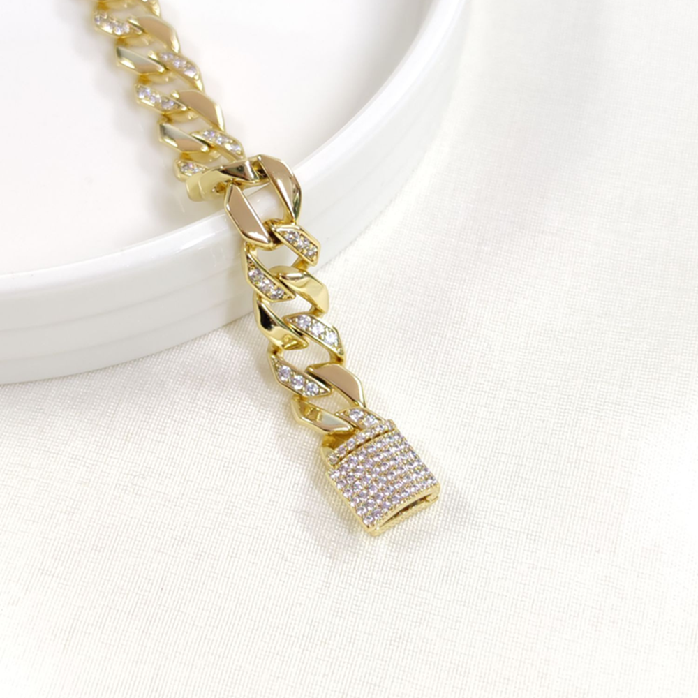 XUPING TAŞLI GURMET BİLEKLİK 18 CM GOLD