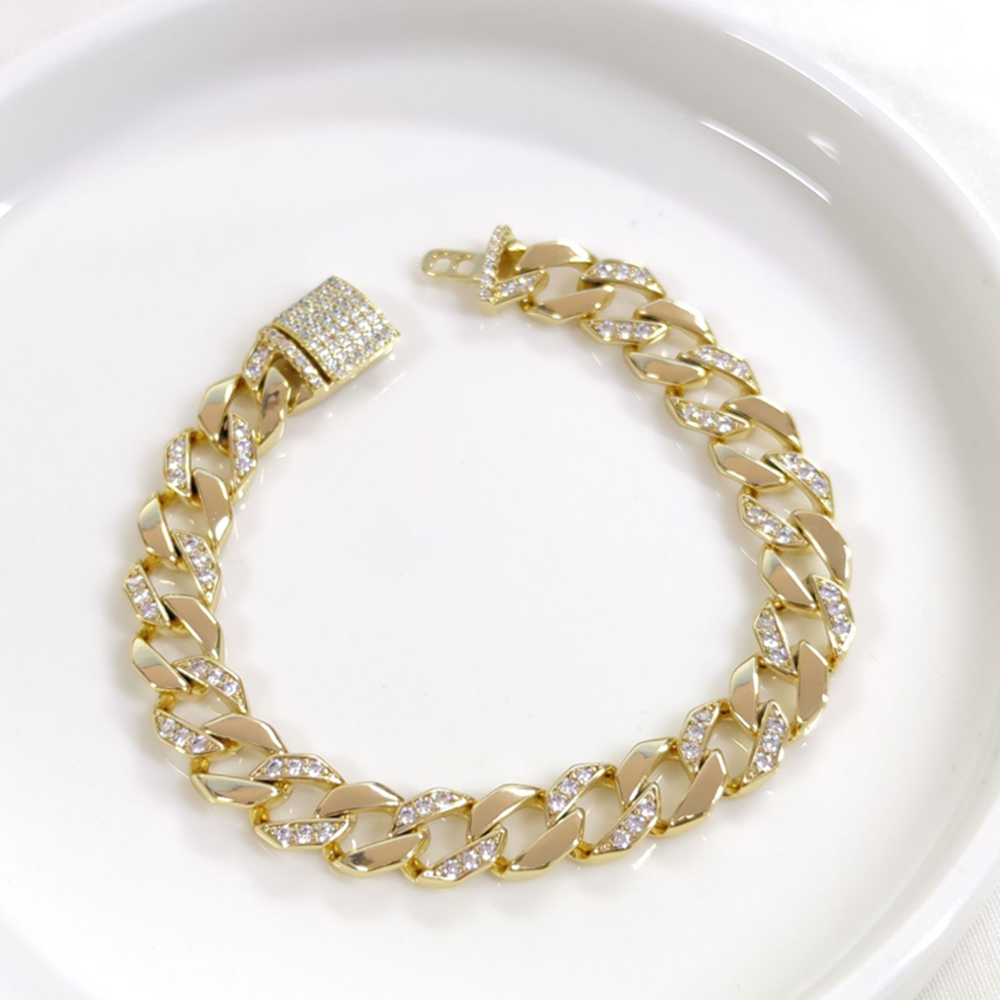 XUPING TAŞLI GURMET BİLEKLİK 18 CM GOLD