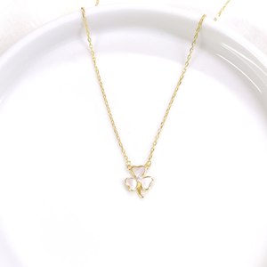 İTHAL SEDEF 10 MM YONCA GÜMÜŞ KOLYE