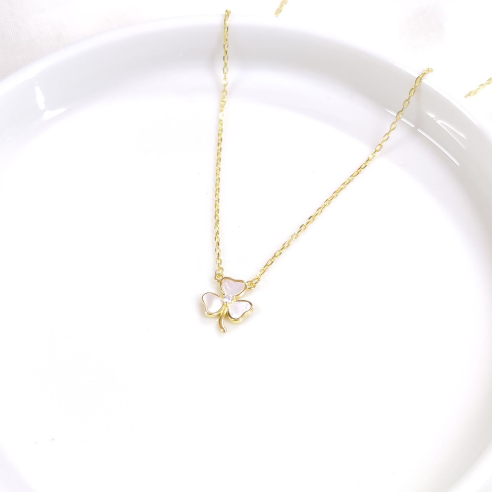 İTHAL SEDEF 10 MM YONCA GÜMÜŞ KOLYE