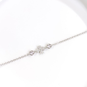 İTHAL TAŞLI YONCA GÜMÜŞ BİLEKLİK 16+3 CM