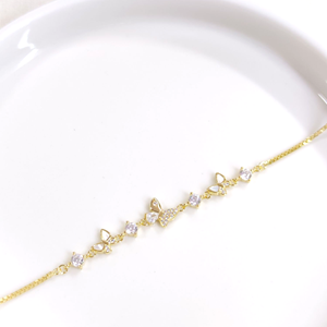 İTHAL TAŞLI SEDEF KELEBEK GÜMÜŞ BİLEKLİK 18+3 CM